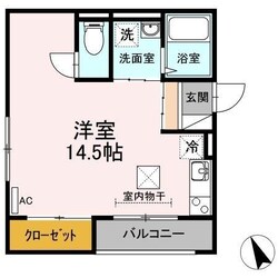 レセンテＳＦＫ　B棟の物件間取画像